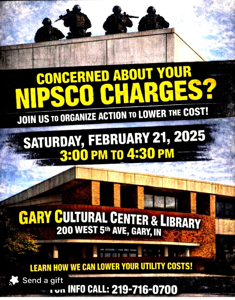 concerned about nipso high prices protest gary indiana